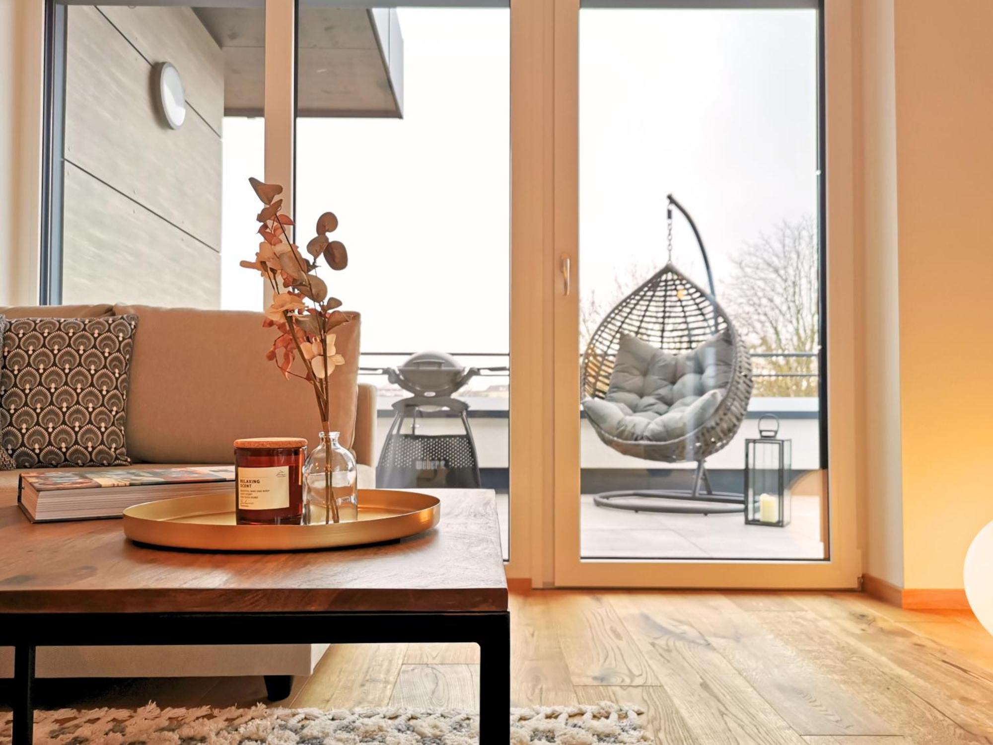 Апартаменты Fynbos Penthouse Deluxe, Balkon, Parkplatz Штраубинг Экстерьер фото