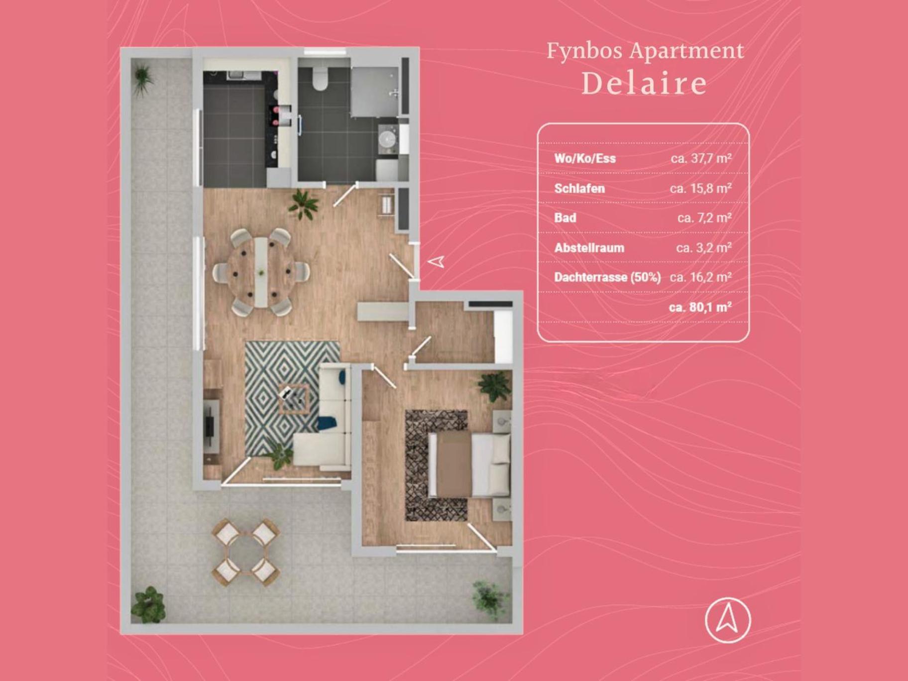 Апартаменты Fynbos Penthouse Deluxe, Balkon, Parkplatz Штраубинг Экстерьер фото